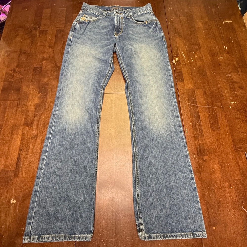 Cinch Carter Jeans Mens 32x36 Blue Medium Wash Relaxed Bootcut MB96134001